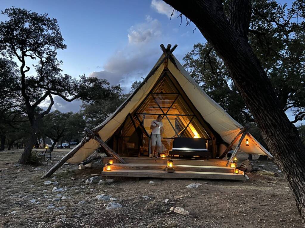 Glamping in Texas